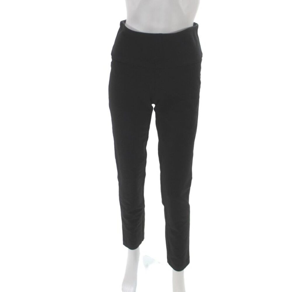 Up! Women Ankle Pants Black Rayon Blend Pull On Size 4